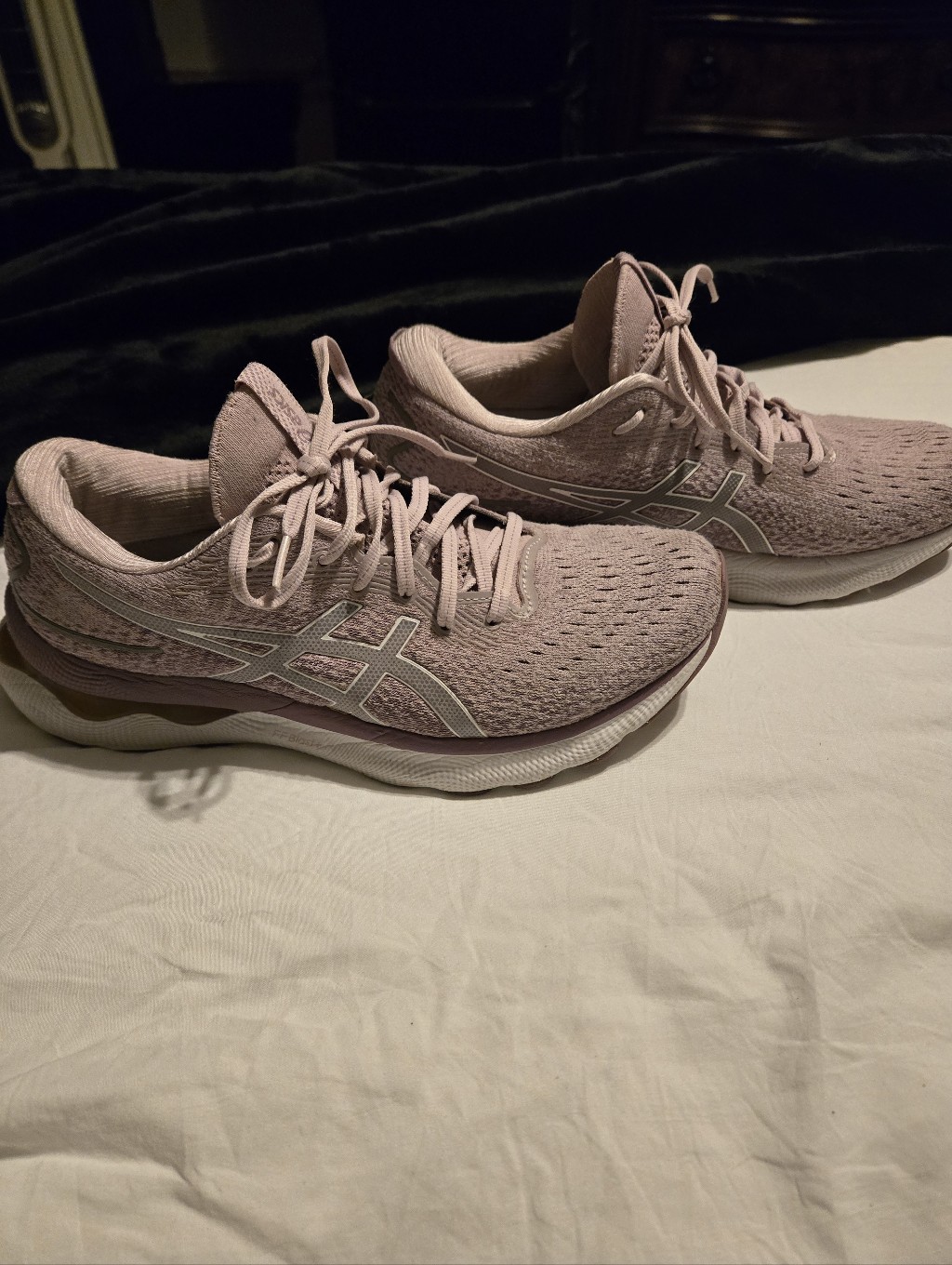 Asics Gel-Nimbus 24 Women's Running Shoes Pink/Lilac Size 8.5 Us
